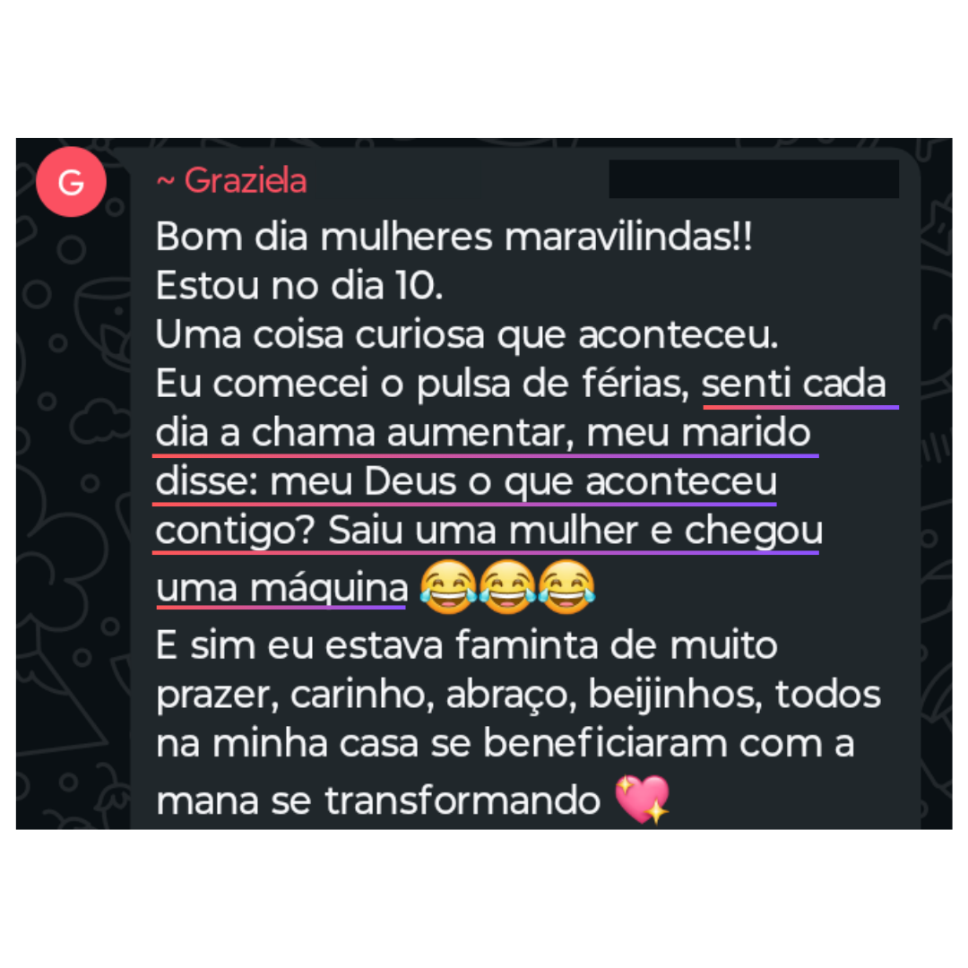 Depoimento da Graziela sobre o Método PULSA