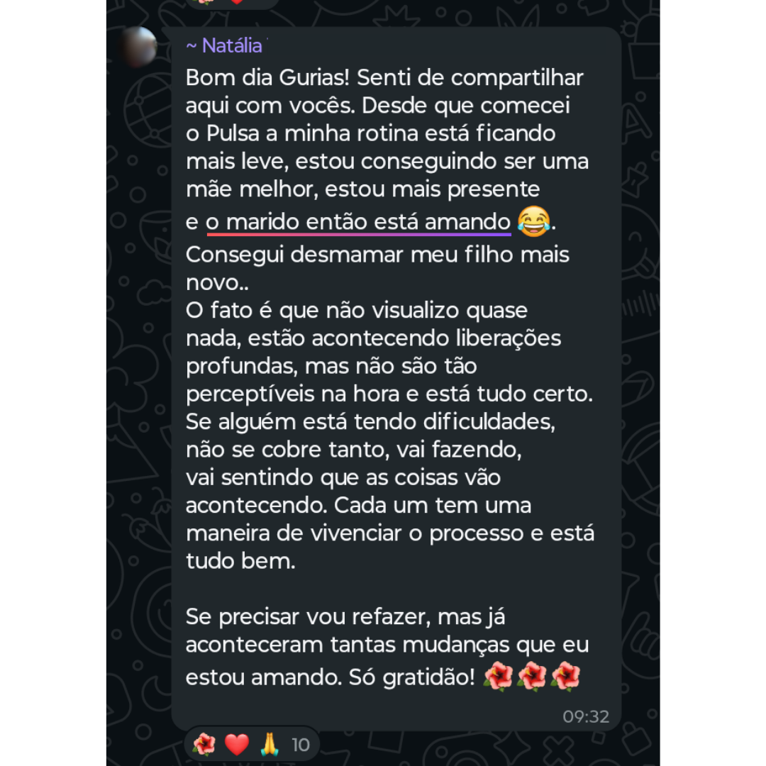 Depoimento da Psicóloga Luzia sobre o Método PULSA